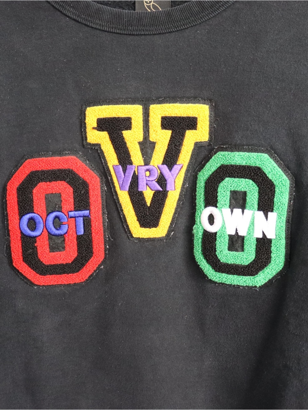 OVO October’s Very Own Logo Crewneck Sweater Black Men’s Small - Picture 5 of 9
